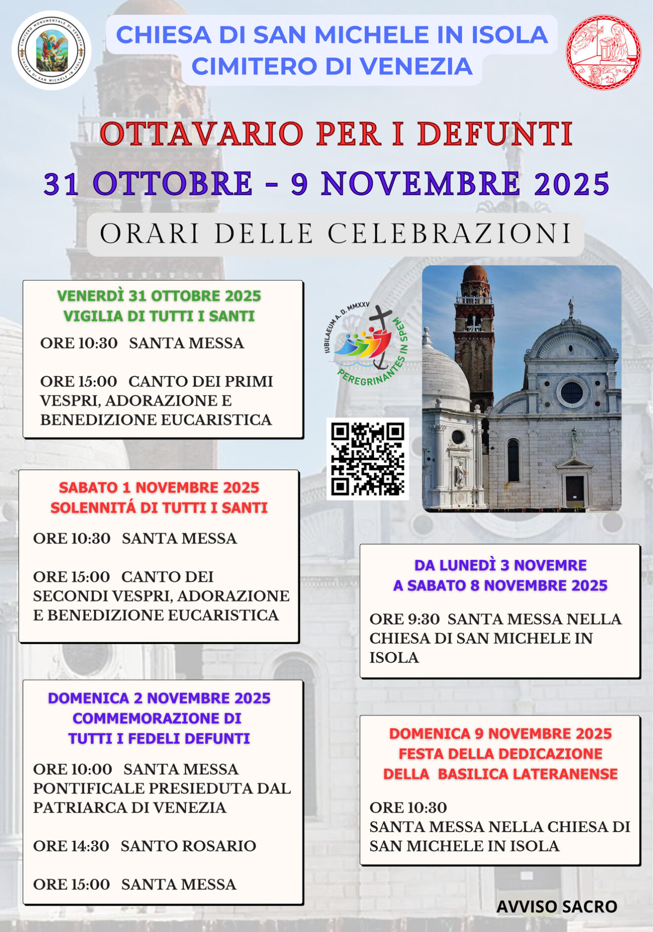 Locandina Triduo Defunti 2025